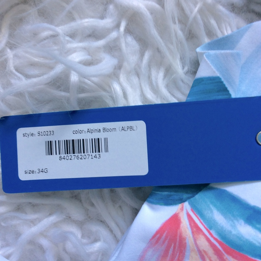 NWT Birdsong Bra-Size Ruffle Bikini Top - Picture 8 of 11